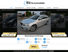 Tablet Screenshot of euautomobile.cz